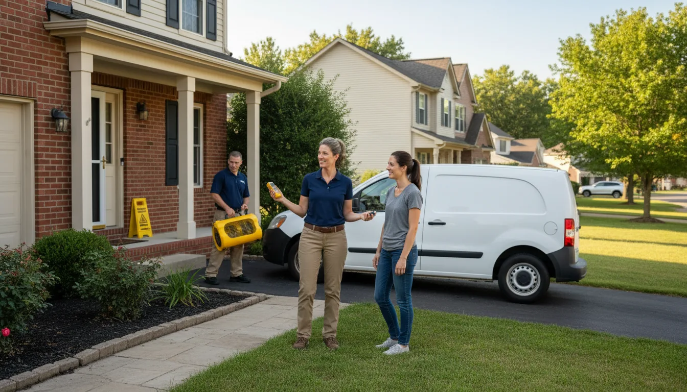 Residential water damage restoration in Homedale, ID